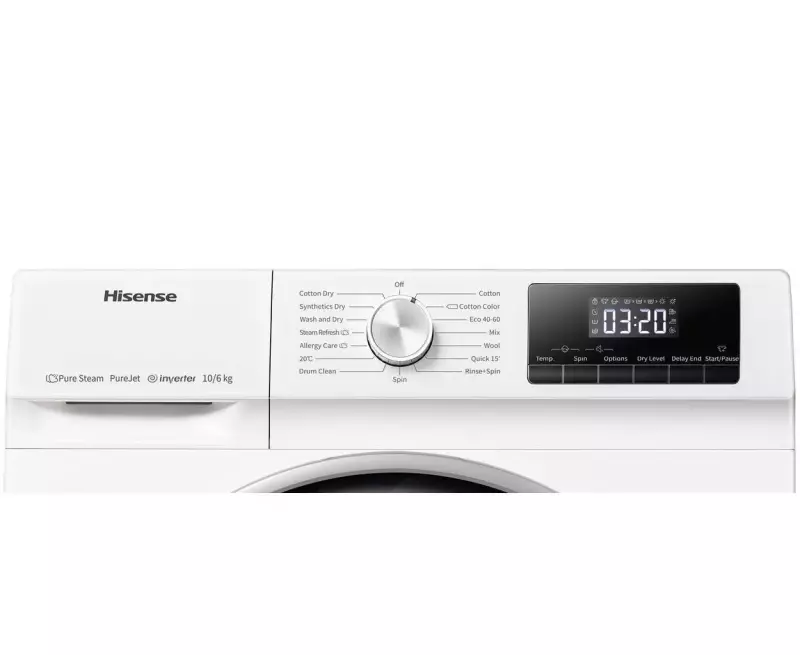 Hisense Front Load Wash & Dry 10/6KG (WDQY1014T) Washing Machine