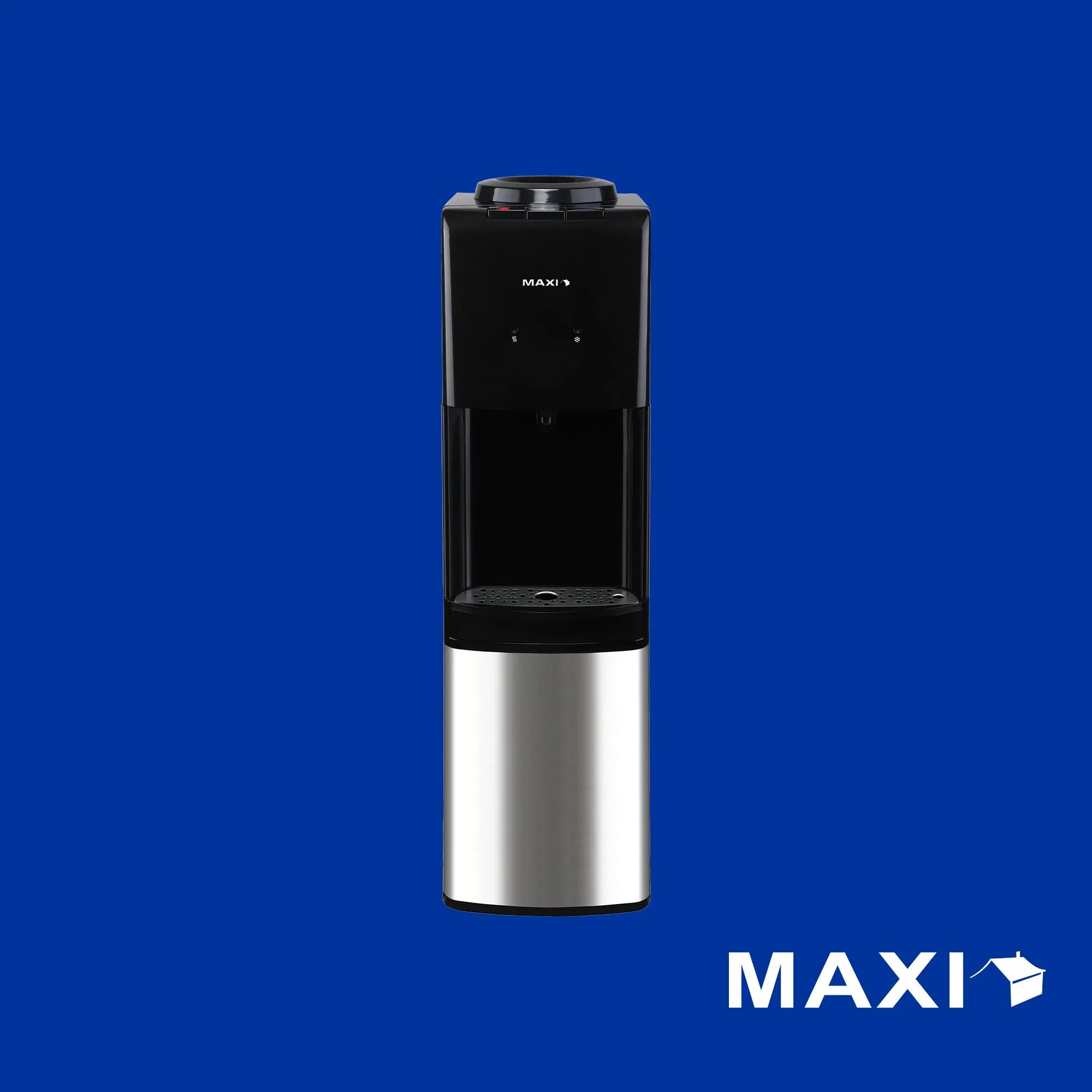 Maxi Water Dispenser (YL1242S) 3-Faucets Silver & Black