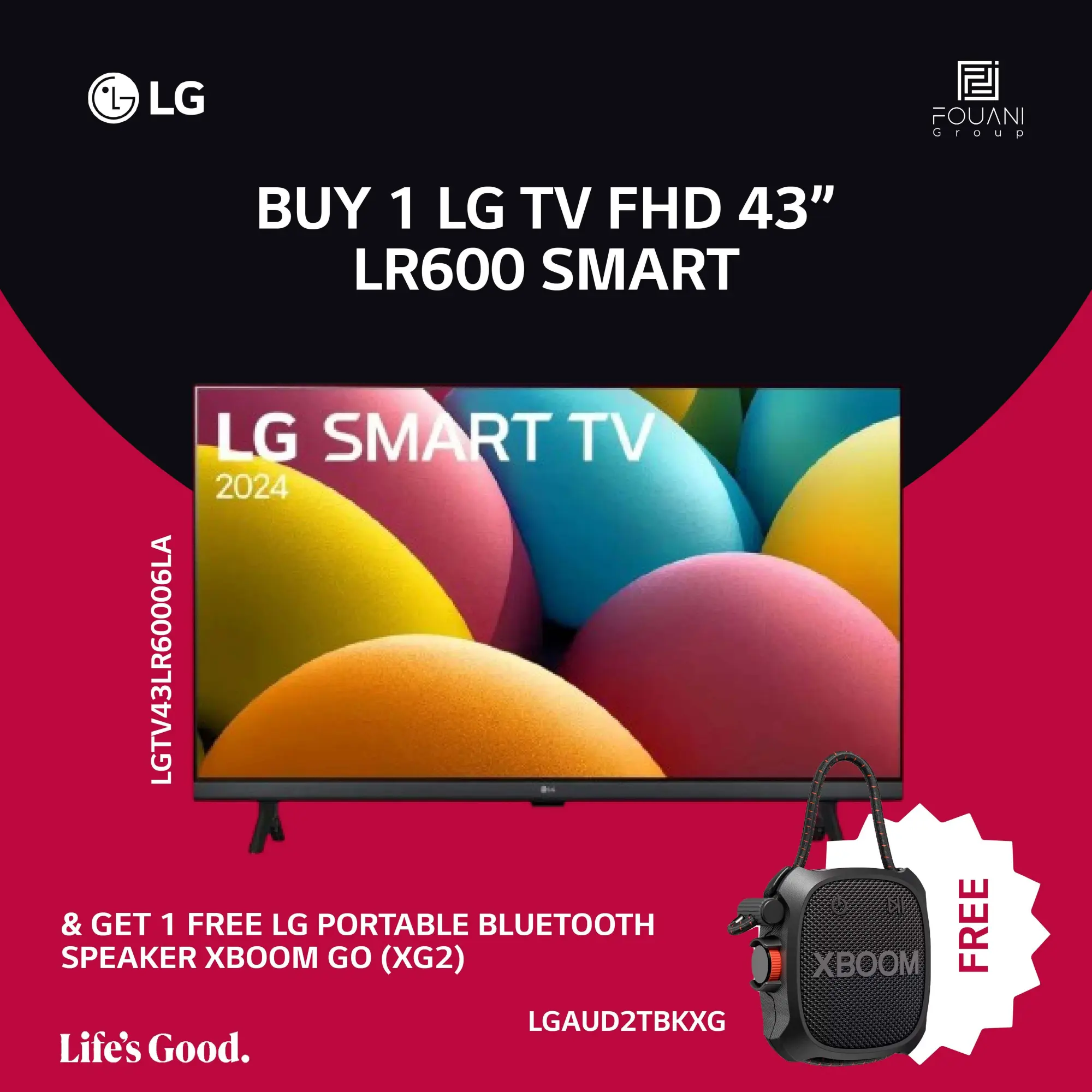 LG TV FHD 43 Inch LR600 Smart