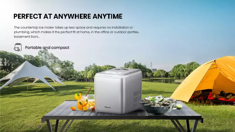 Hisense Ice Maker 12KG/24h 1000mL water tank (ICM1263)