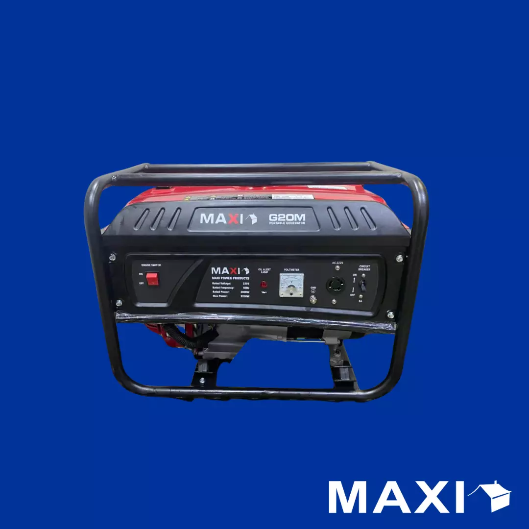Maxi Generator 2.5kVa | 2.0kW | Manual (G20M) Maxi Generator 2.5kVa | 2.0kW | Manual (G20M)
