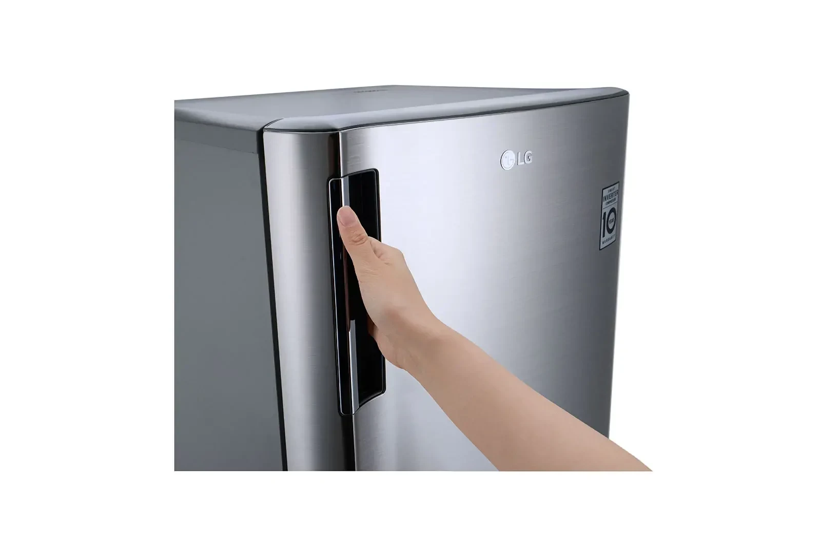 LG Standing Freezer 168L Silver (GN-304SL)