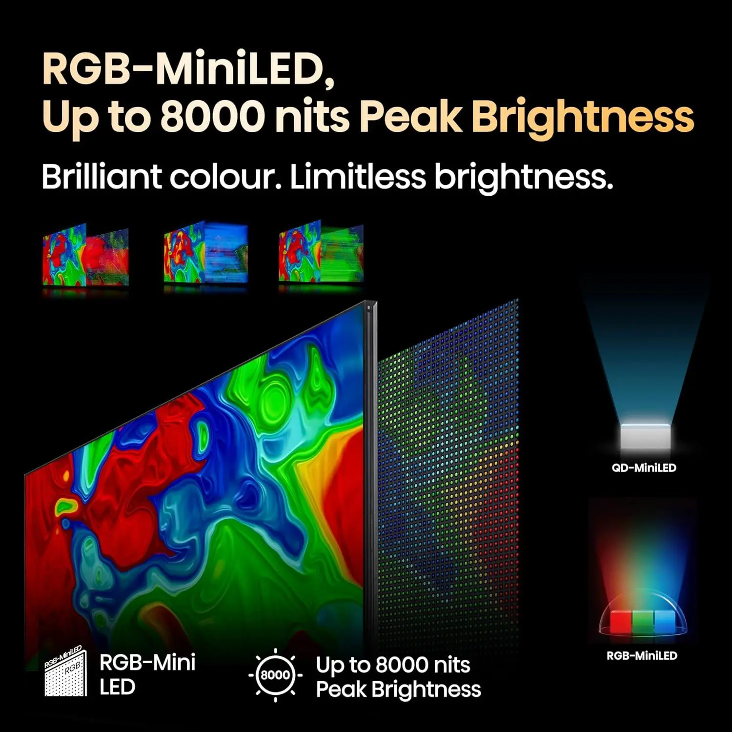 Hisense TV ULED 116 Inch UX 4K Smart RGB-MiniLED TV