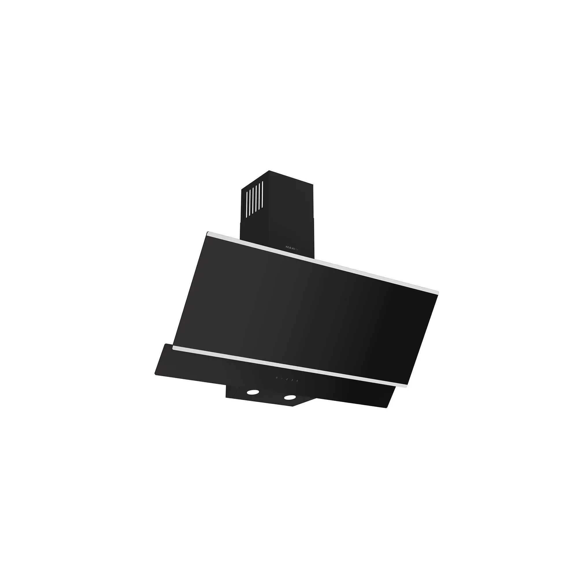 Maxi Hood 90cm Angled Curved (D0029BL) Black Glass Maxi Hood 90cm Angled Curved (D0029BL) Black Glass