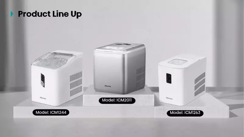 Hisense Ice Maker 12KG/24h 1000mL water tank (ICM1263)
