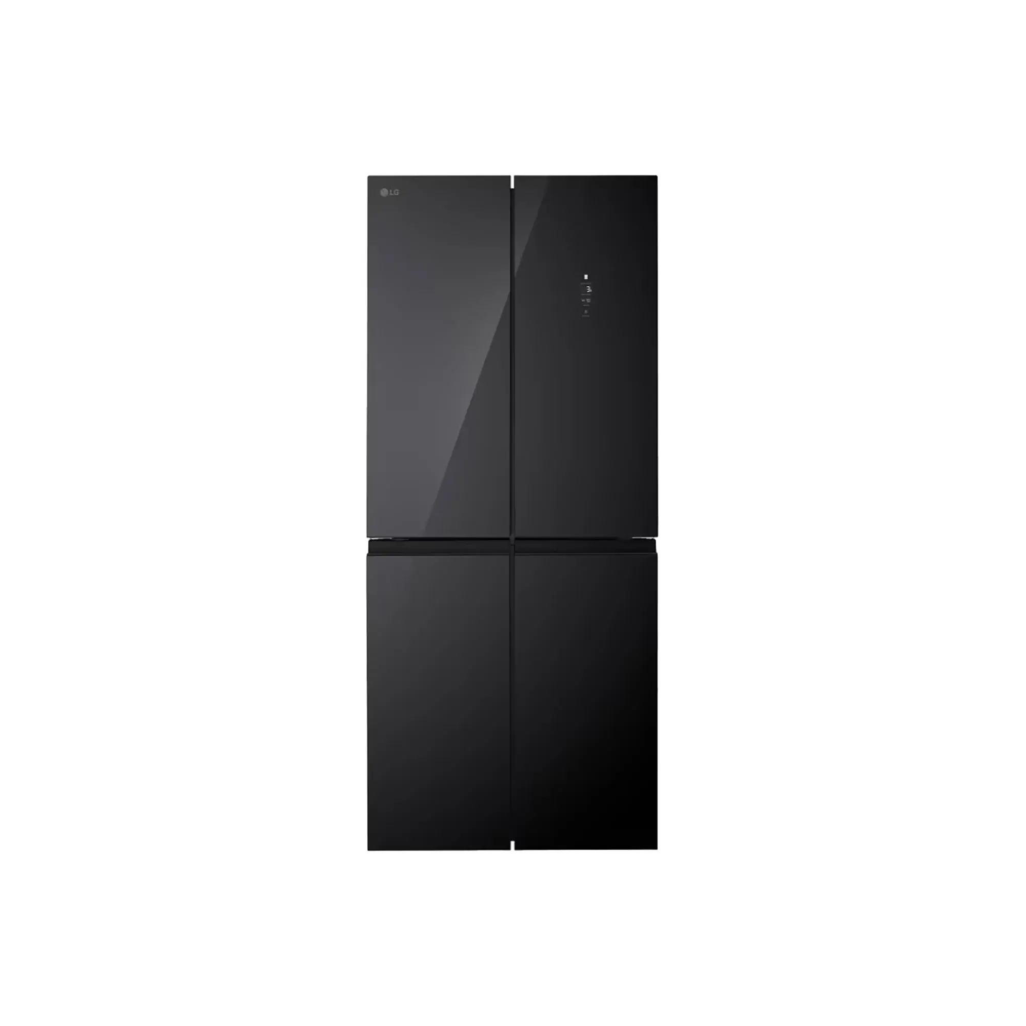 LG Cross Door Refrigerator 400L (GCFB41FPLAM) Black Glass LG Cross Door Refrigerator 400L (GCFB41FPLAM) Black Glass