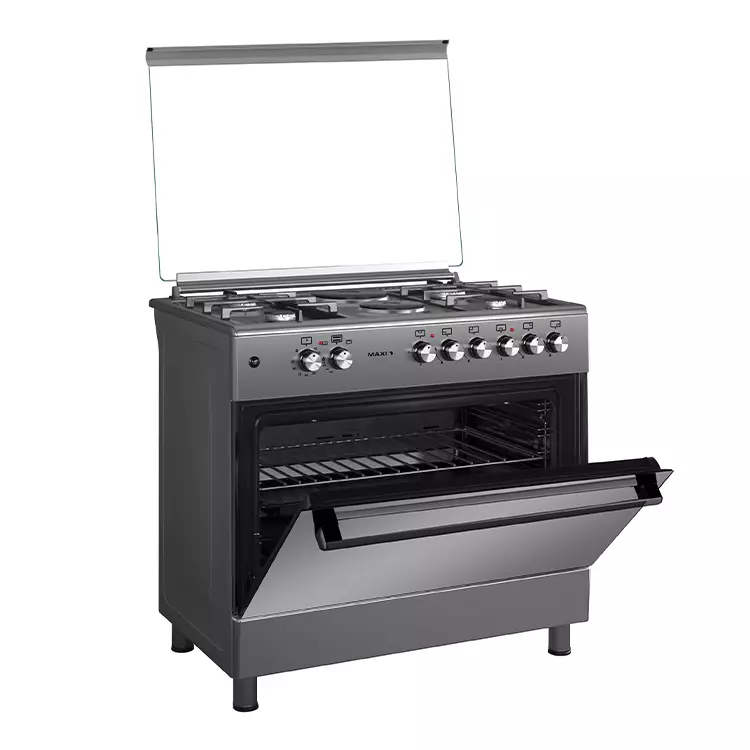 Maxi Gas Cooker 60x90 CM (4+2) Burners Matte Inox (TR) Maxi Gas Cooker 60x90 CM (4+2) Burners Matte Inox (TR)