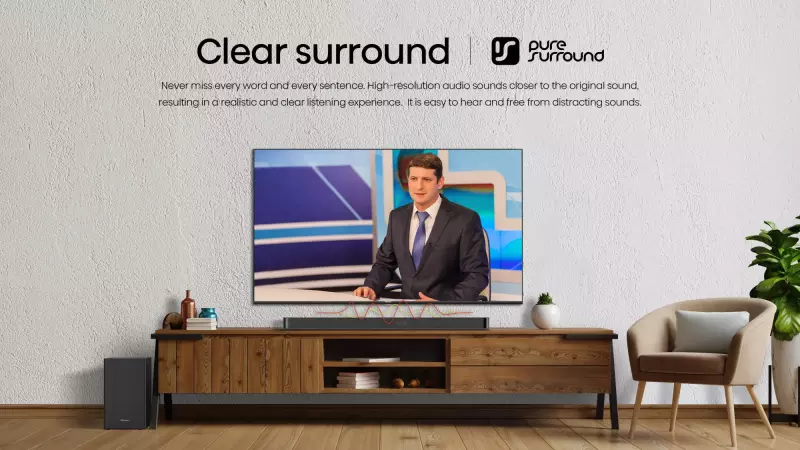 Hisense Soundbar with Subwoofer 120W 2.1CH (HS212)