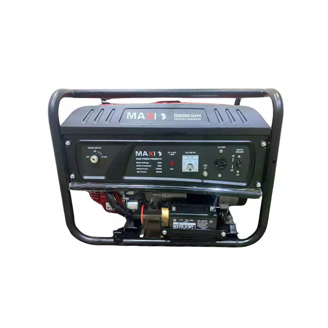 Maxi Generator 3.1kVa | 2.5kW | with Key & Wheels (G25KWH) Maxi Generator 3.1kVa | 2.5kW | with Key & Wheels (G25KWH)