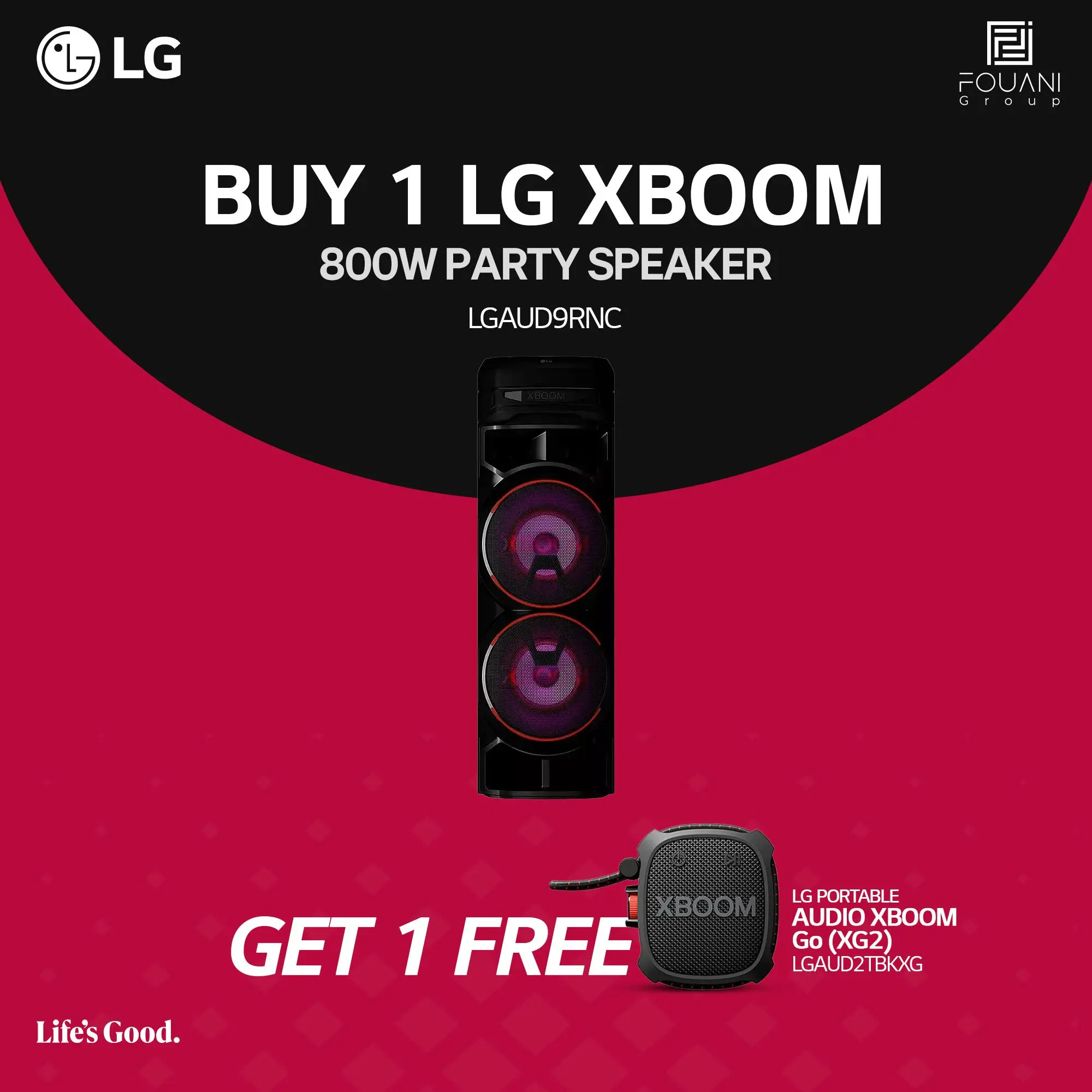 LG XBOOM Party Speaker 800W (RNC9) LG XBOOM Party Speaker 800W (RNC9)