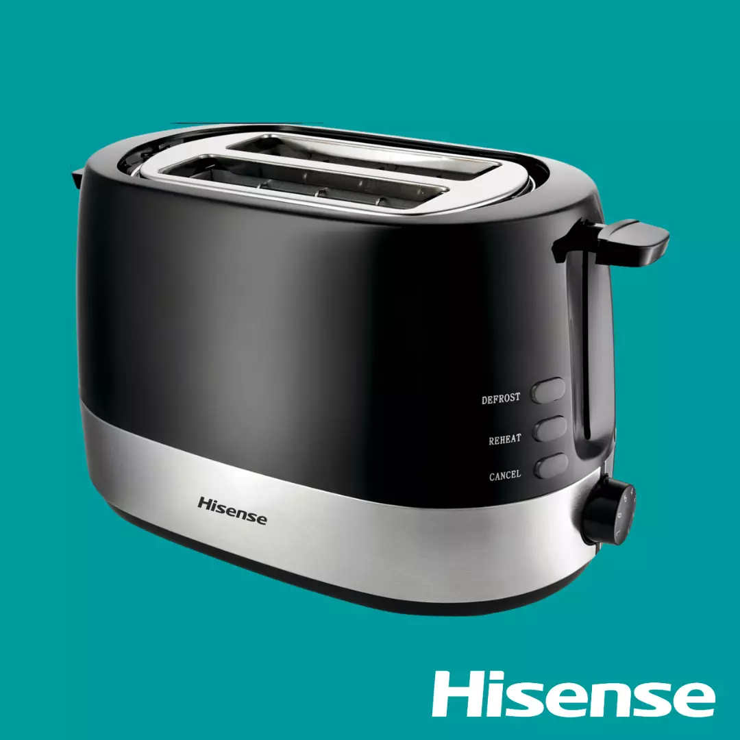 Hisense Toaster 2 Slices 850W (T850XG) Hisense Toaster 2 Slices 850W (T850XG)