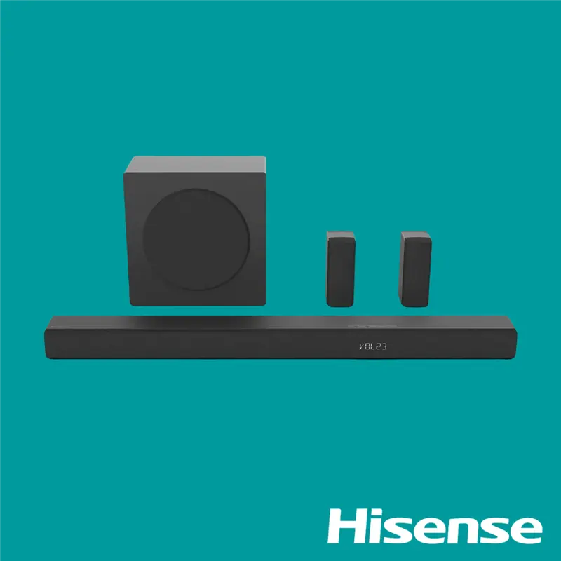 Hisense Soundbar with Subwoofer 580W 5.1CH (AX5100Q) Hisense Soundbar with Subwoofer 580W 5.1CH (AX5100Q)