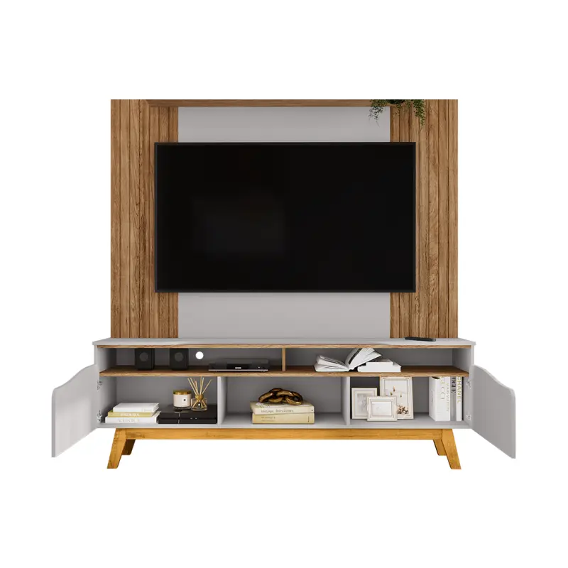Maxi Atalaia TV Stand 180CM (Cinnamo / Off White)