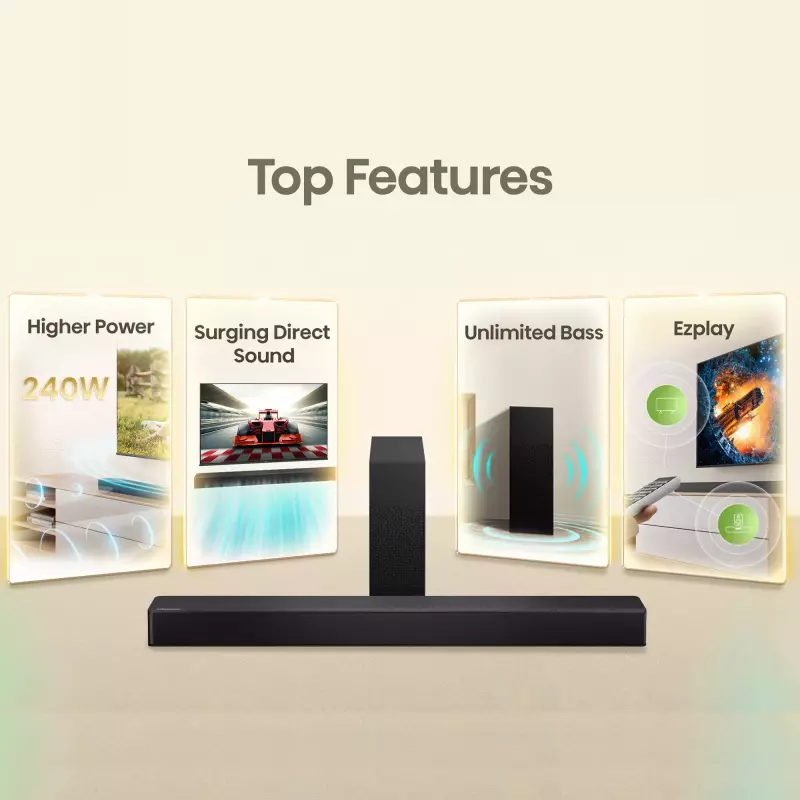 Hisense Soundbar with Subwoofer 240W 2.1CH (HS2100)