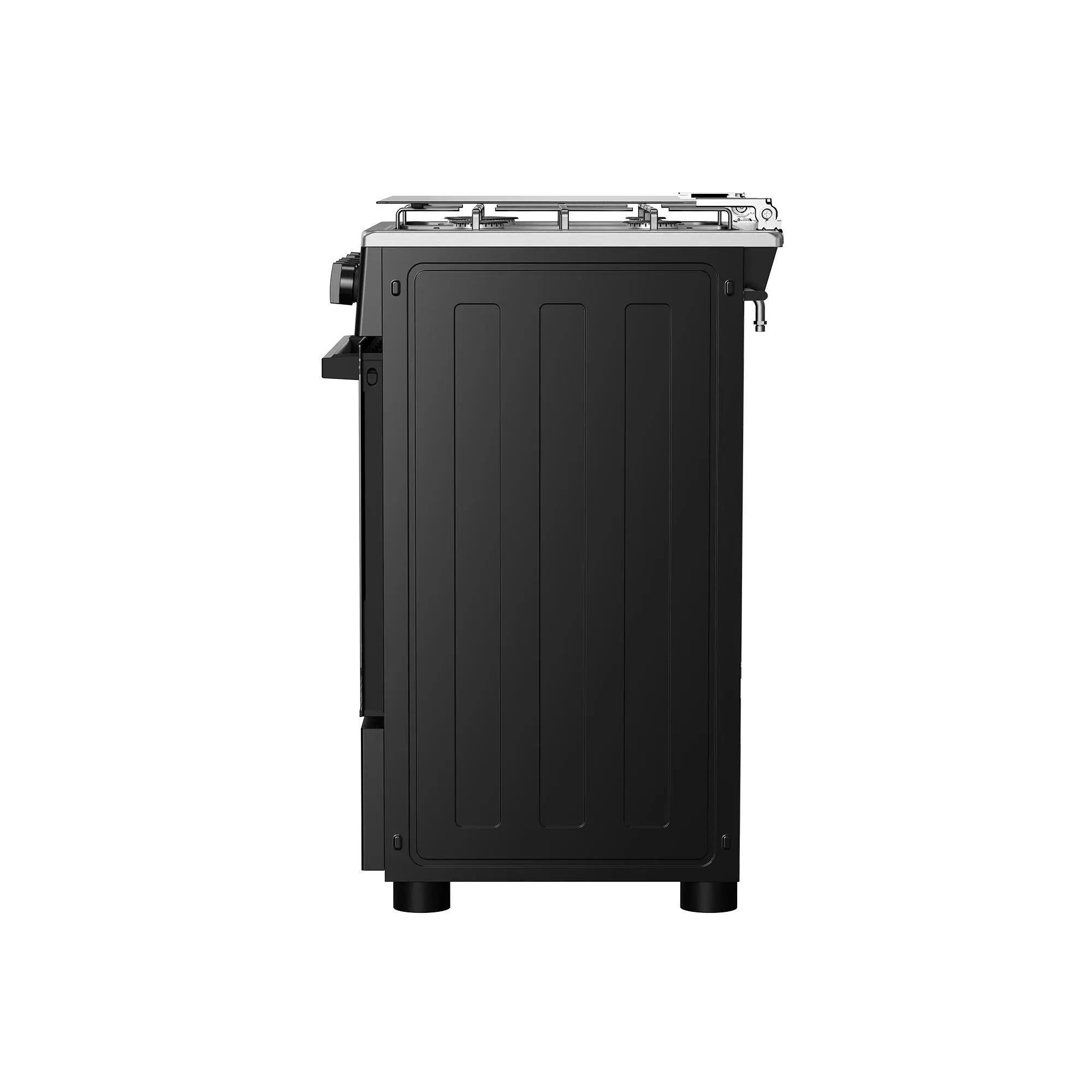 Hisense Gas Cooker 60x52 CM (4) Burners Stainless Steel & Black (HFG60421B) Hisense Gas Cooker 60x52 CM (4) Burners Stainless Steel & Black (HFG60421B)