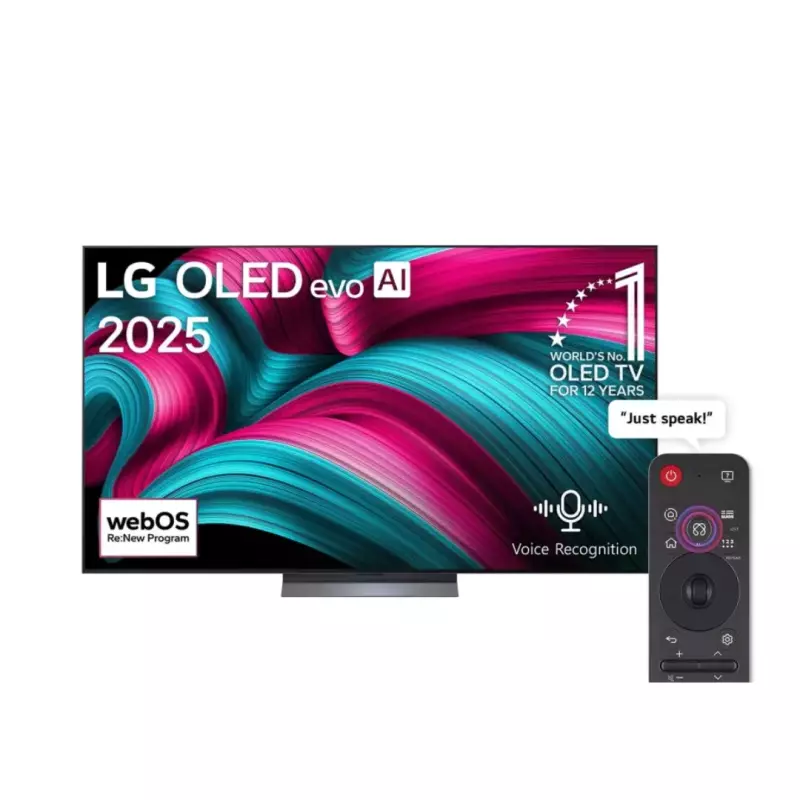 LG TV OLED 83 Inch C5 4K Smart TV AI Magic Remote webOS25