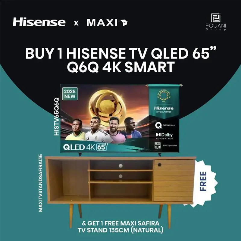 Hisense TV QLED 65 Inch Q6Q 4K Smart Hisense TV QLED 65 Inch Q6Q 4K Smart
