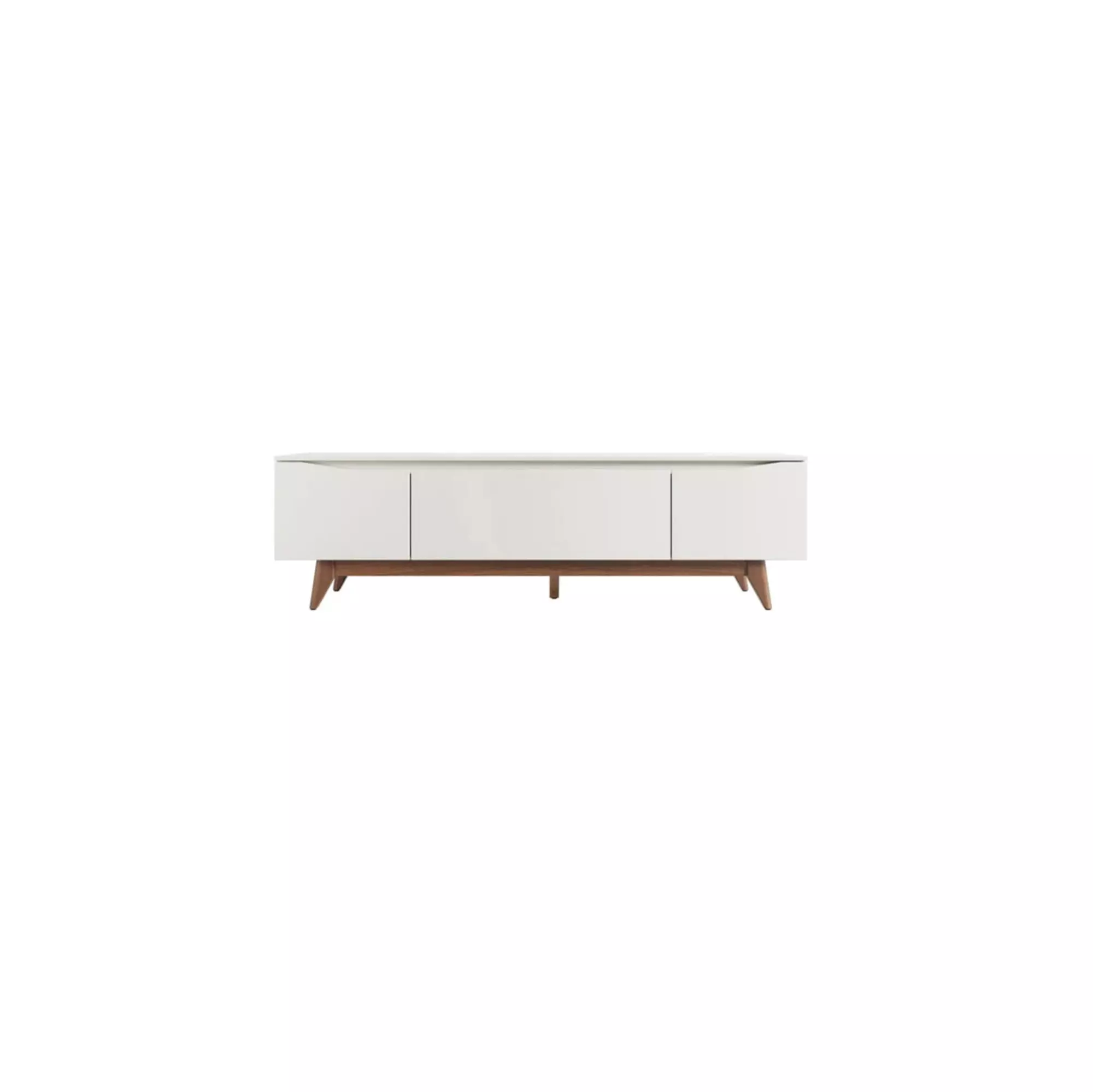 Provincia Flynt TV Stand 1.84m (Off White Matte/Natural)
