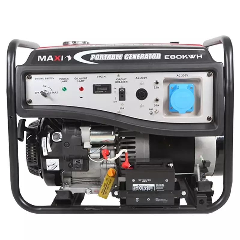 Maxi Generator 10kVa | 8.0kW | with Key & Wheels (E80KWH)
