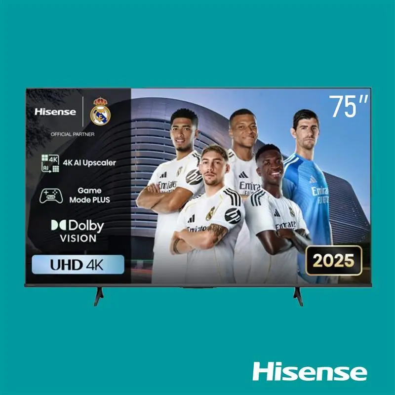 Hisense TV QLED 75 Inch Q7Q 4K Smart 144Hz QLED Gaming TV