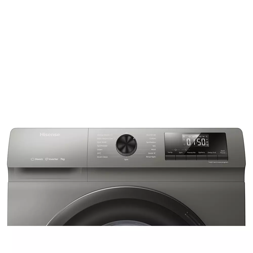Hisense Front Load 7KG (WFQP7012T) Washing Machine