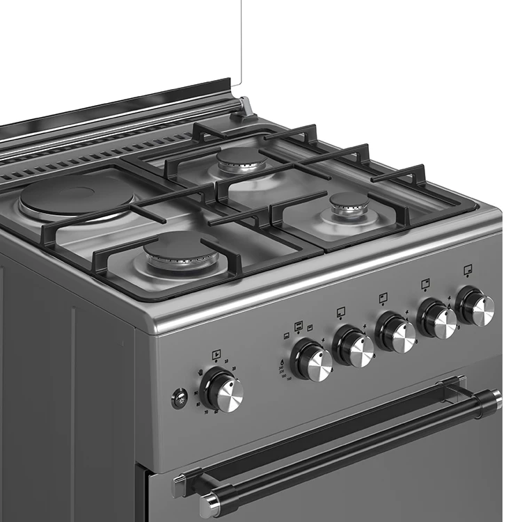 Maxi Gas Cooker 60x60 CM (3+1) Burners IGL Inox (TR)
