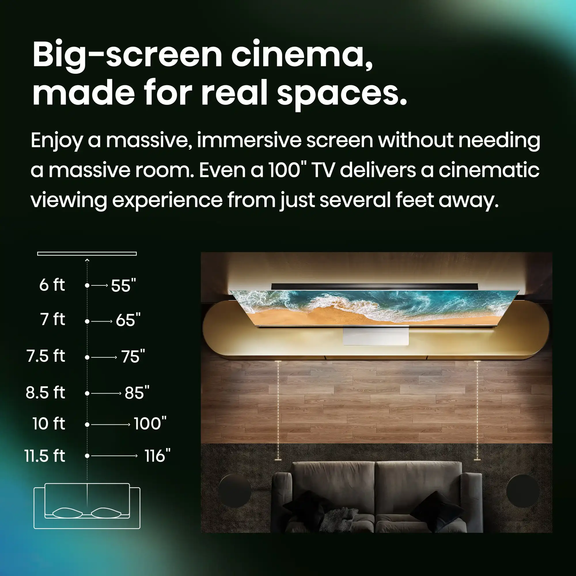Hisense TV ULED 85 Inch U7S 4K Smart Mini-LED 144Hz TV VIDAA U9