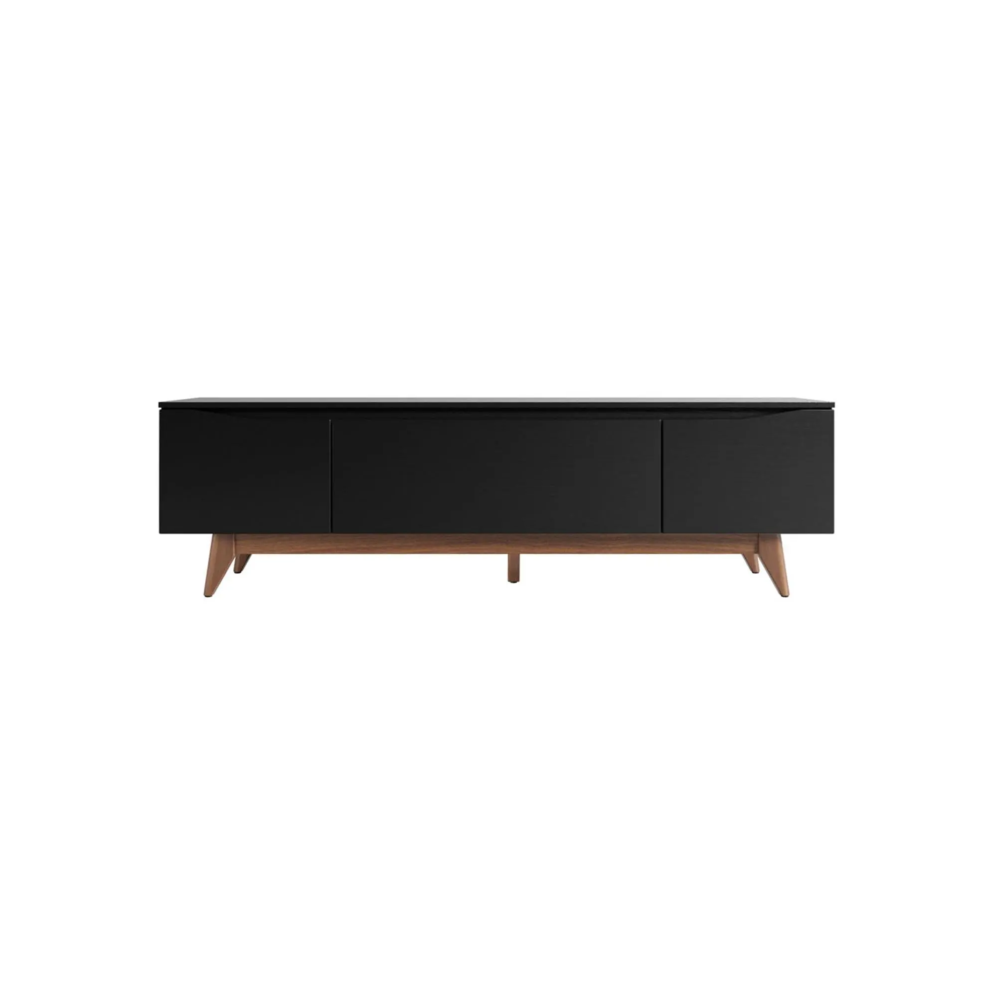 Provincia Flynt TV Stand 1.8m (Black Matte / Natural) Provincia Flynt TV Stand 1.8m (Black Matte / Natural)