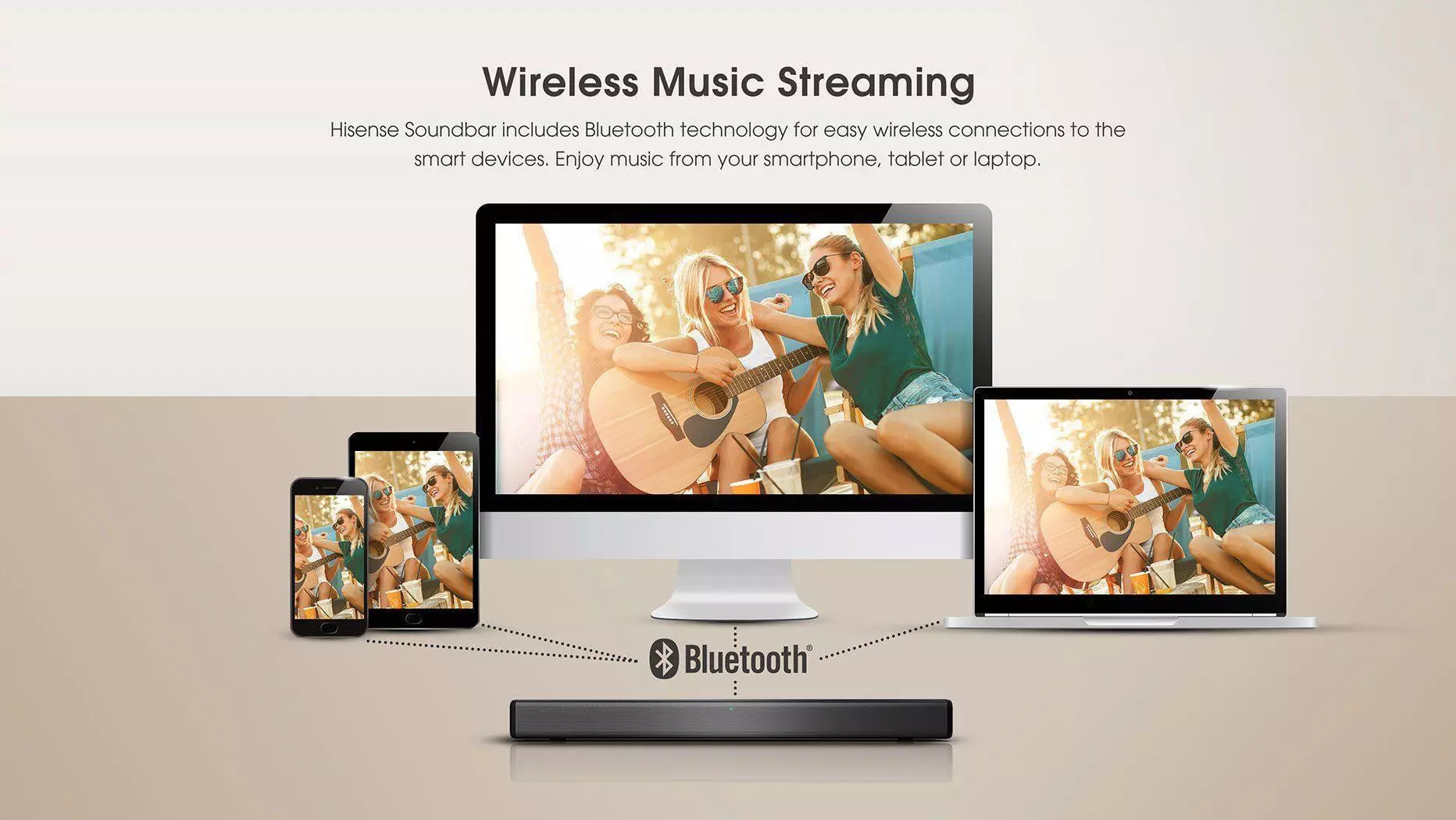 Hisense Soundbar 80W 2.1CH (HS214) Hisense Soundbar 80W 2.1CH (HS214)