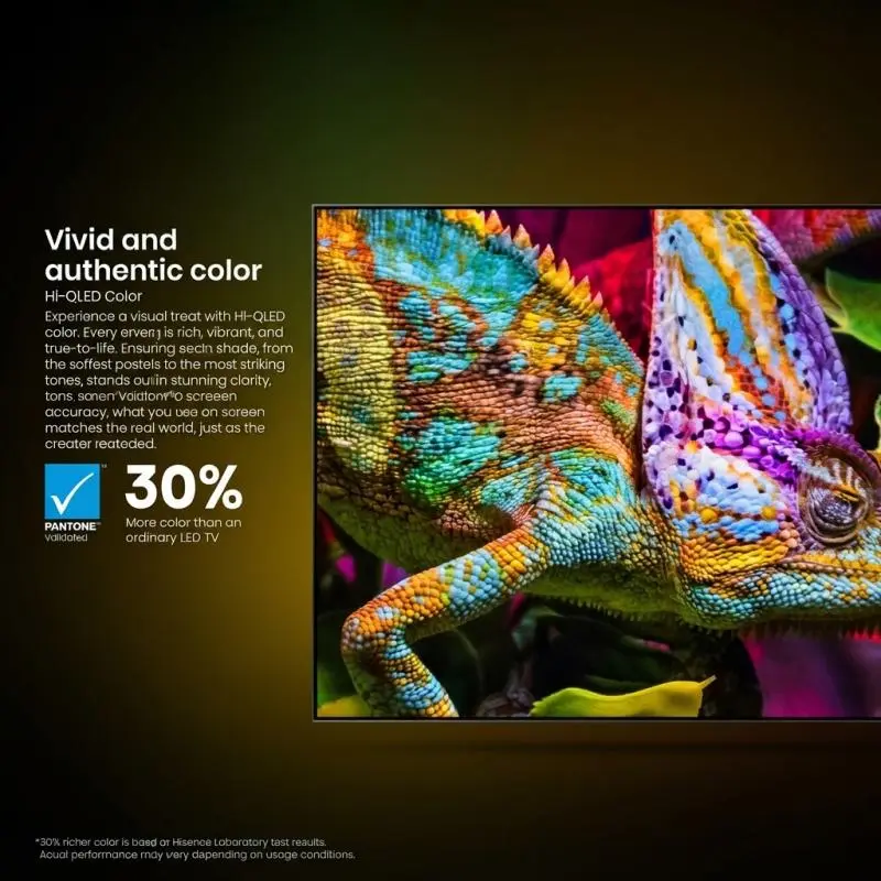 Hisense TV ULED 75 Inch U7S 4K Smart Mini-LED 144Hz TV VIDAA U9