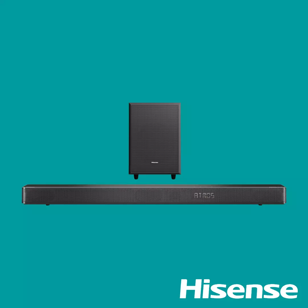 Hisense Soundbar with Subwoofer 360W 3.1.2CH (AX3120) Hisense Soundbar with Subwoofer 360W 3.1.2CH (AX3120)