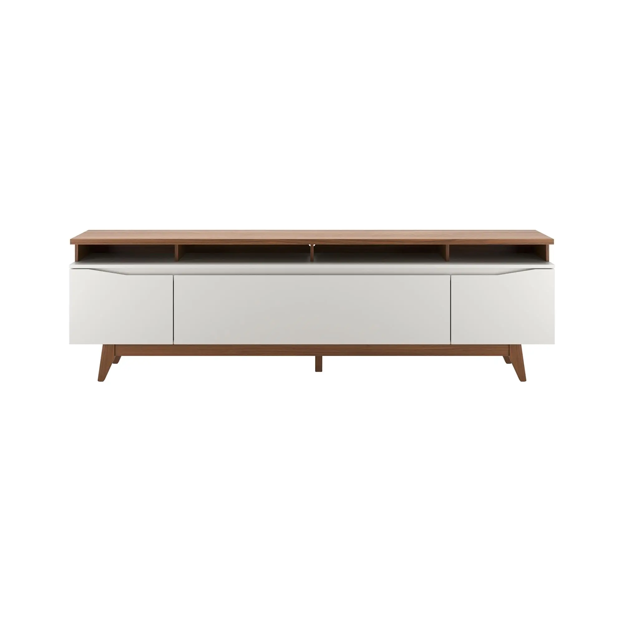 Provincia Flynt TV Stand 2.2m (Off White Matte/Cinamomo) Provincia Flynt TV Stand 2.2m (Off White Matte/Cinamomo)