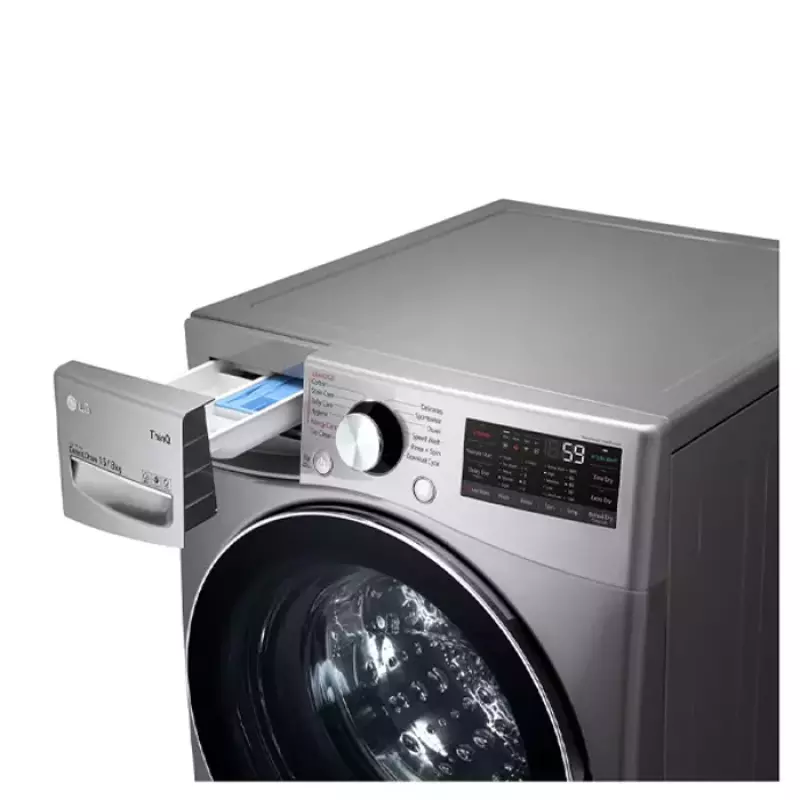 LG Front Load Wash & Dry 15/8KG (F0L9DGP2S) Washing Machine