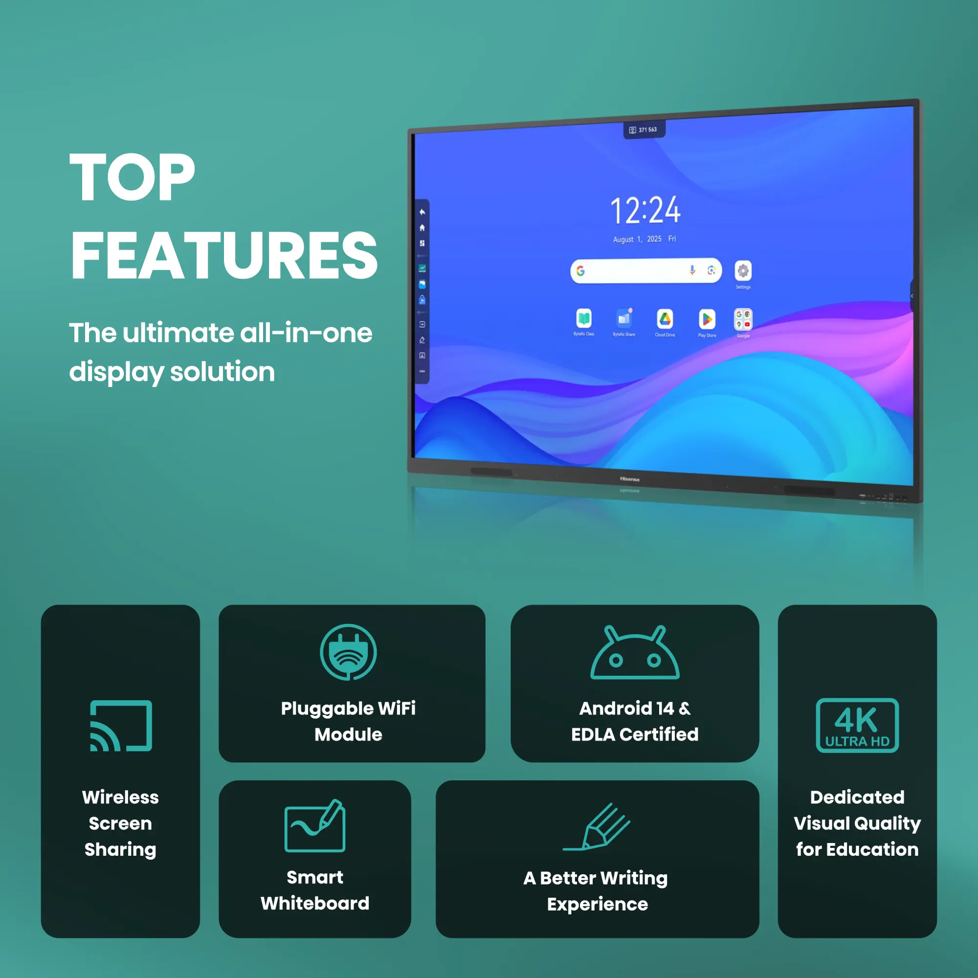 Hisense Advanced Interactive Display 86 Inch WE3FE