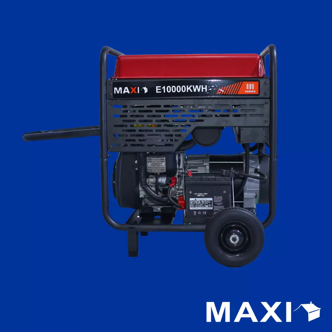 Maxi Generator 12.5kVa | 10kW | with Key & Wheels (E10000KWH) Maxi Generator 12.5kVa | 10kW | with Key & Wheels (E10000KWH)