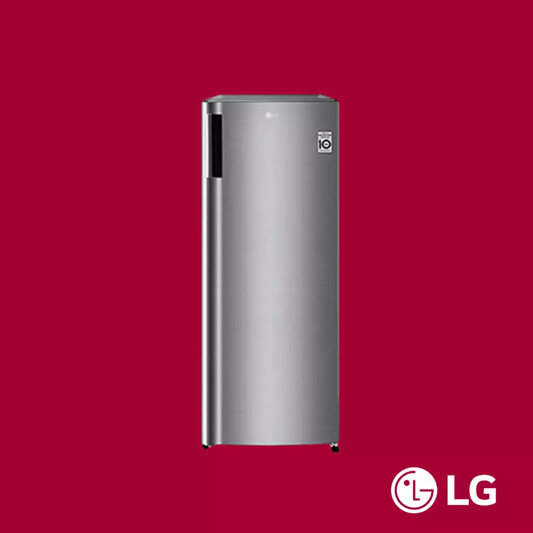 LG Standing Freezer 168L Silver (GN-304SL)