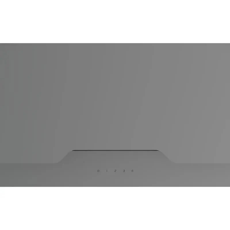 Maxi Hood 90cm Angled Curved (0029GR) Grey Glass