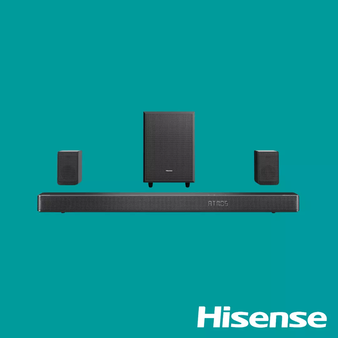 Hisense Soundbar with Subwoofer 420W 5.1.2CH (AX5120G) Hisense Soundbar with Subwoofer 420W 5.1.2CH (AX5120G)