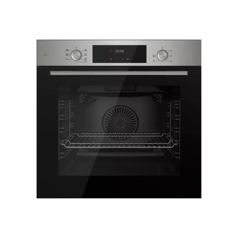 Maxi Electric Built-in Oven 60CM (QBP7SSD) Black & Stainless Steel