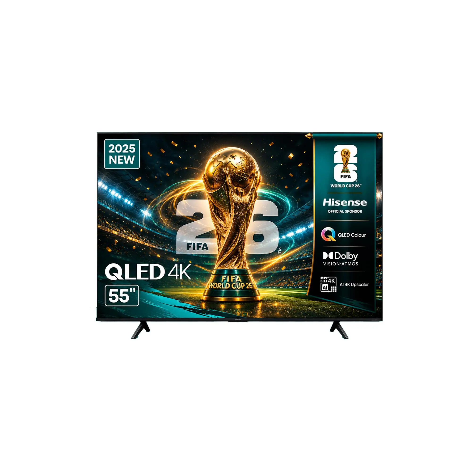 Hisense TV QLED 55 Inch Q6Q 4K Smart Hisense TV QLED 55 Inch Q6Q 4K Smart