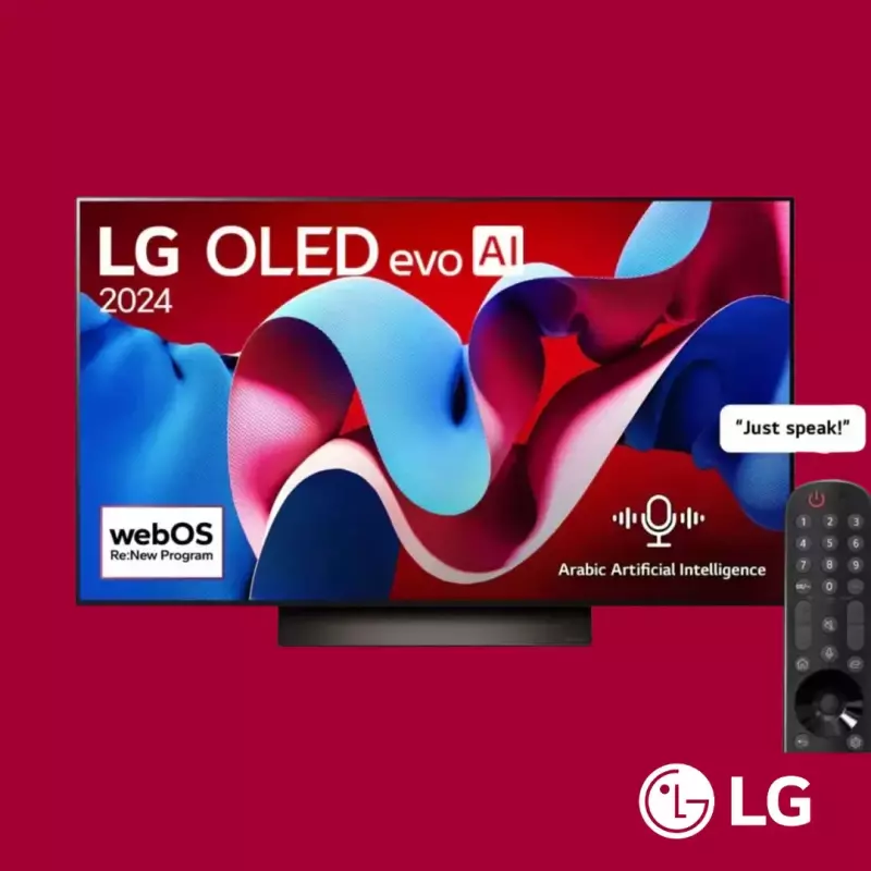 LG TV OLED 65 Inch C4 4K Smart TV AI Magic Remote webOS24