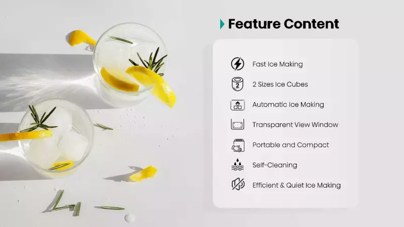 Hisense Ice Maker 12KG/24h 1500mL water tank (ICM1244)