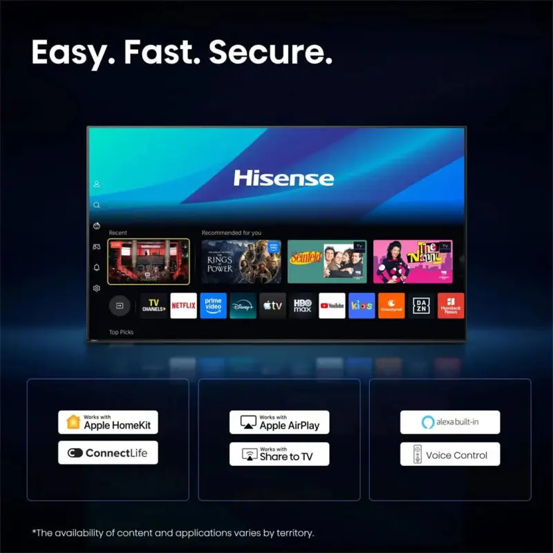 Hisense TV ULED 85 Inch U8S 4K Smart RGB Mini-LED TV