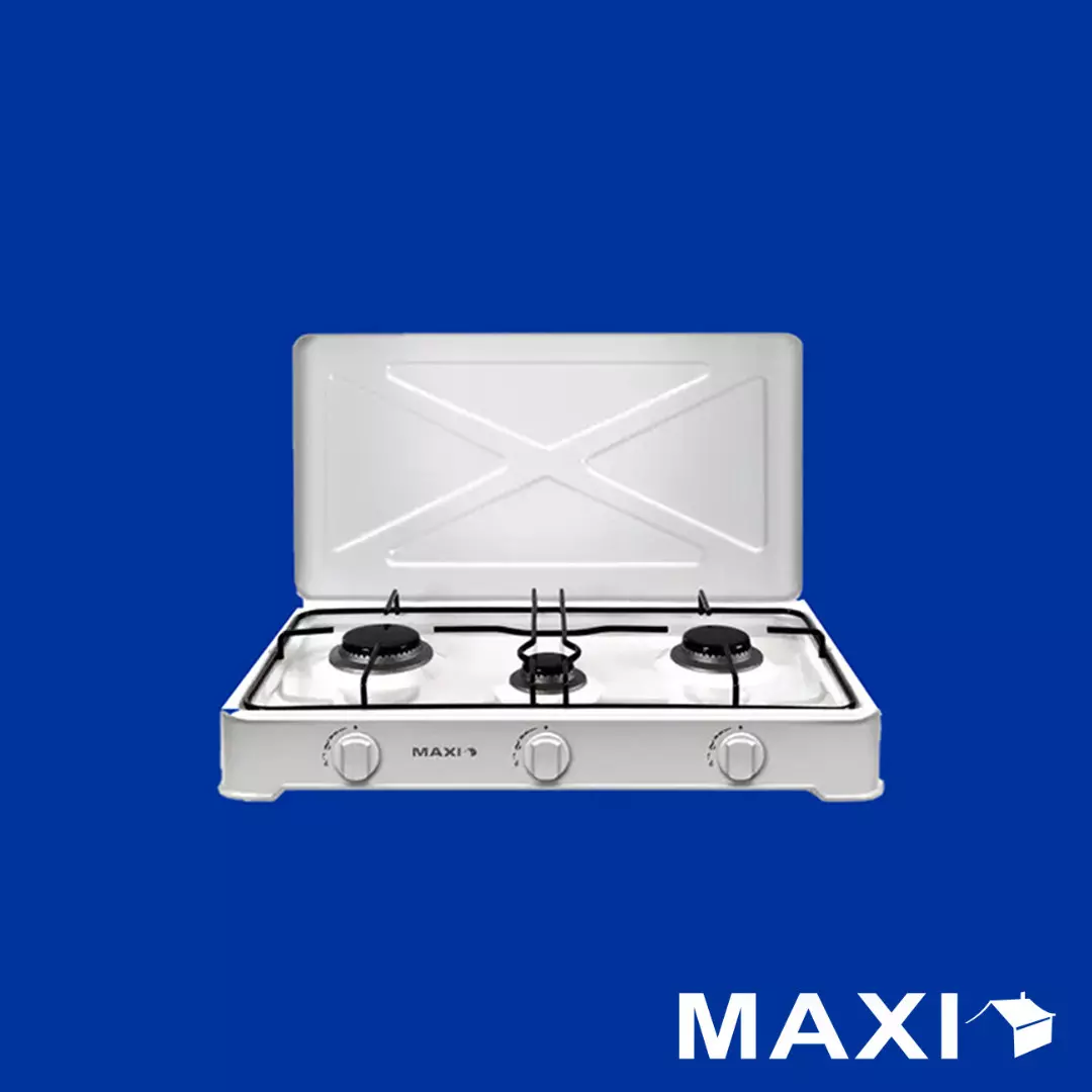 Maxi Tabletop Gas Cooker 3 Burners (300OC) Maxi Tabletop Gas Cooker 3 Burners (300OC)
