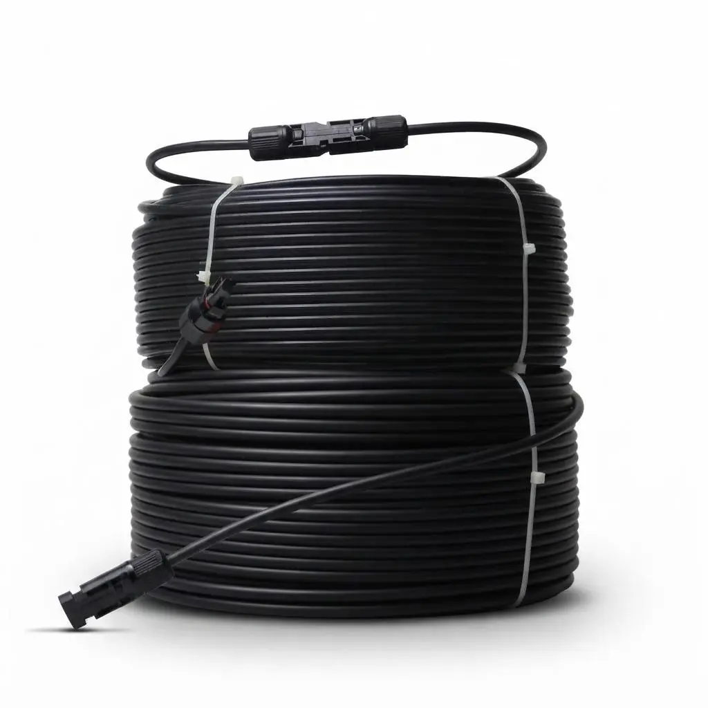 6mm² Solar PV DC Cable Black – Pure Tinned Copper, TÜV Certified, UV Resistant – 500M Roll 6mm² Solar PV DC Cable Black – Pure Tinned Copper, TÜV Certified, UV Resistant – 500M Roll