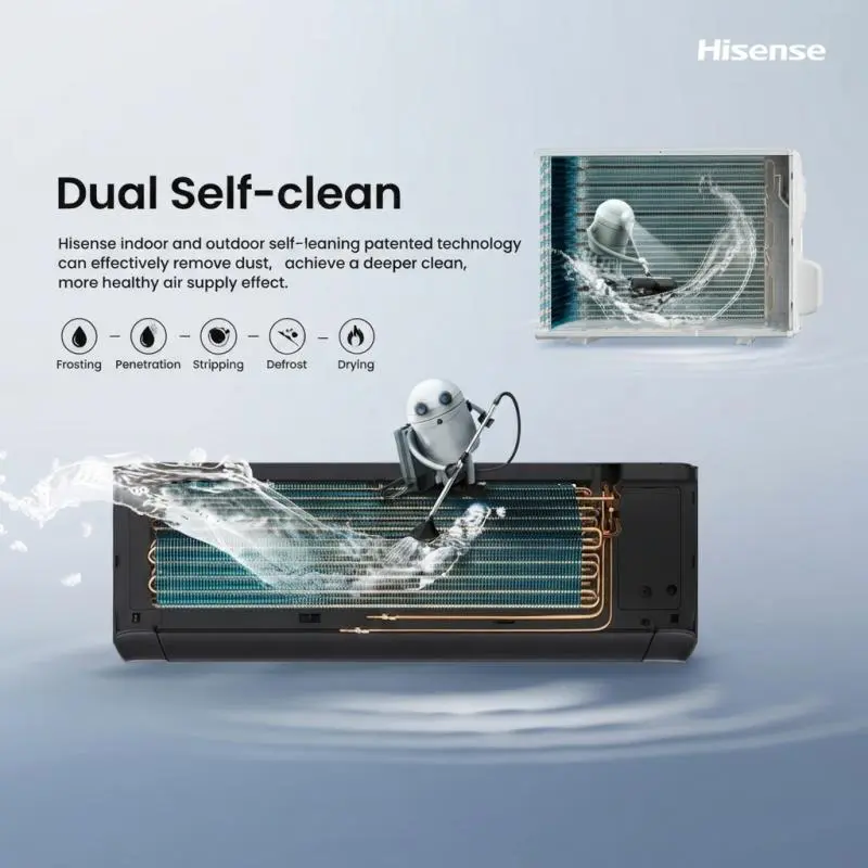 Hisense Split AC 2.0 HP Inverter Black