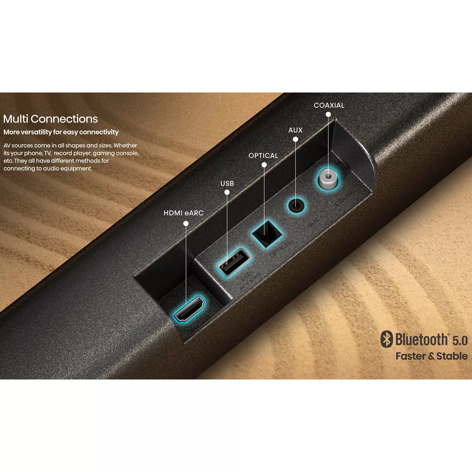 Hisense Soundbar with Subwoofer 280W 3.1CH (AX3100G) Hisense Soundbar with Subwoofer 280W 3.1CH (AX3100G)