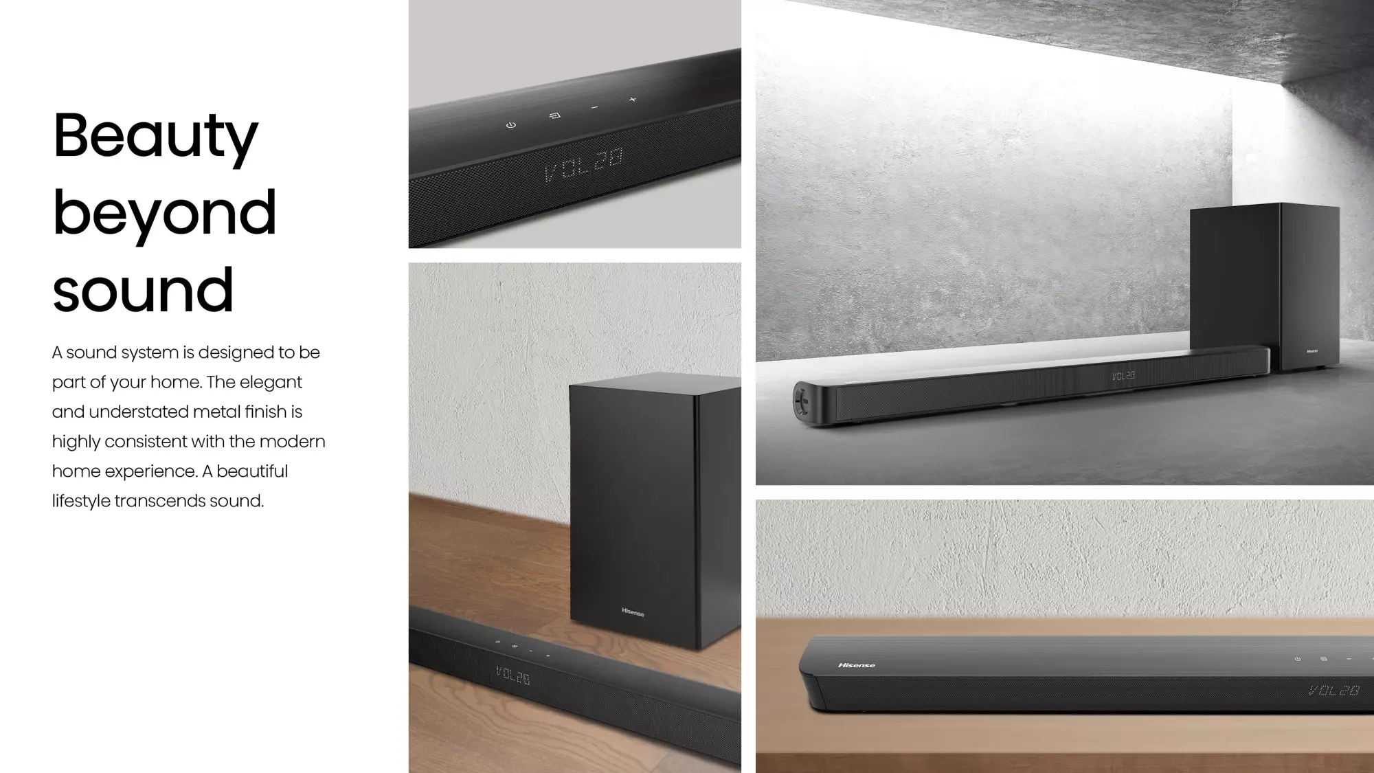 Hisense Soundbar with Subwoofer 120W 2.1CH (HS212) Hisense Soundbar with Subwoofer 120W 2.1CH (HS212)