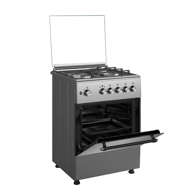 Maxi Gas Cooker 60x60 CM (3+1) Burners IGL Inox (TR)