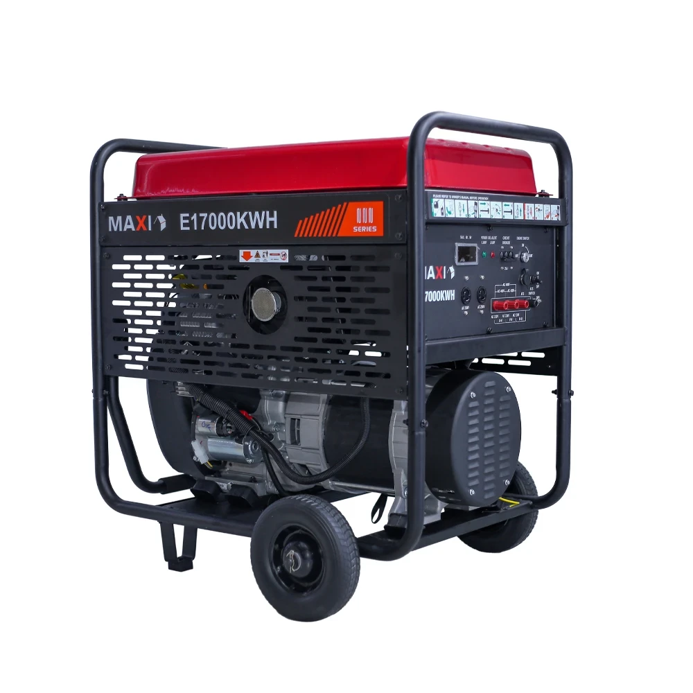 Maxi Generator 3-PHASE 21.25kVa | 17kW | with Key & Wheels (E17000KWH)